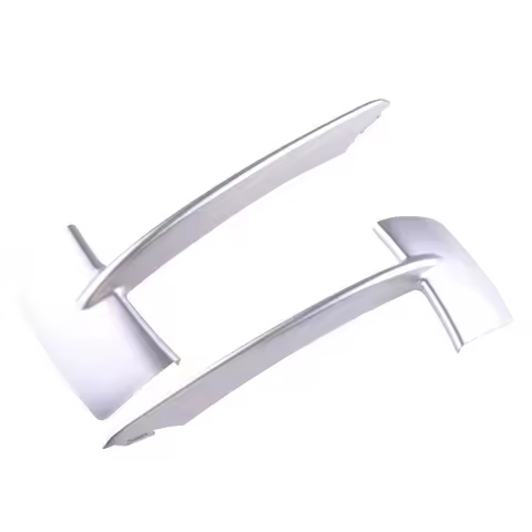 Matte Chrome Bumper Trim ABS For BMW X5 F15 35i 35ix 35dx 40ex 2014-17 Front Bumper Grille Trim Mold