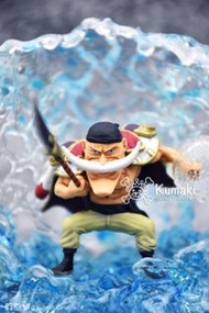 海賊王 WCF 白鬍子 雙震裂 海浪特效地台  (pm查詢) OnePiece WCF Whitebeard Double Tremo Effect Waves Diorama