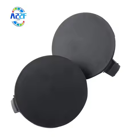 A22F-1Pair Front Bumper Tow Hook Cover Cap For Toyota RAV4 2013 2014 2015 53286-0R050 / 53285-0R060