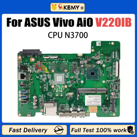 AKEMY V220IB Laptop Motherboard For ASUS Vivo AiO V220IB Notebook Mainboard With N3700 CPU 100% Test