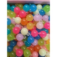 14mm 100g colorful charm ball acrylic diy beads jelly color glossy