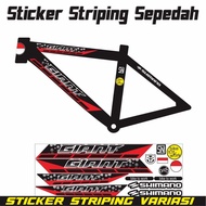 Giant MOTIF BIKE STICKER STRIPING NEW VARIATION SIMPLE AND ELEGANT MOTORCYCLE STRIPING