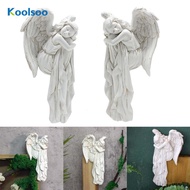 [Koolsoo] Angel Door Frame Decor Garden Statuary Corner Angel for Porch Yard Shelf