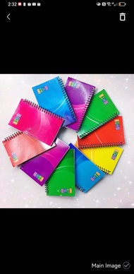 10pcs/rem spiral pocket /tickler notebook assorted  colours