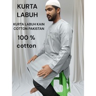 KURTA LABUH KAIN COTTON  HAJI KURTA LABUH