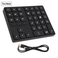 [Torribaly]Bluetooth Drawing Keypad Drawing Keyboard 35 Keys Rechargeable Wireless Keyboard for Proc