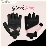 [New in Jul] WellBuddy ถุงมือออกกำลังกาย ถุงมือฟิตเนส ซิลิโคนหัวใจ กันลื่น รุ่นใหม่ พรีเมี่ยม (Heart