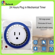 24-Hour Mechanical Timer Home Socket Mechanical Program 24-Hour Timer Switch Socket Wall Socket