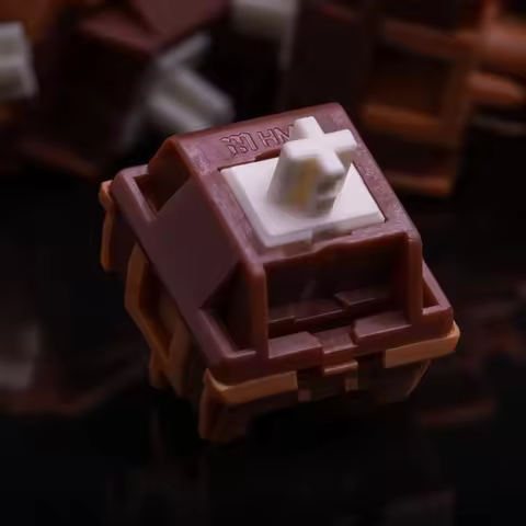 HMX x 80Retros Volume 0-T Switch 5pin Ultra Silent Strong Tactile Mechanical Keyboard Switches Facto