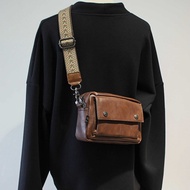 sling bag man sling bag GreenBox Men's Leather Casual Shoulder Bag