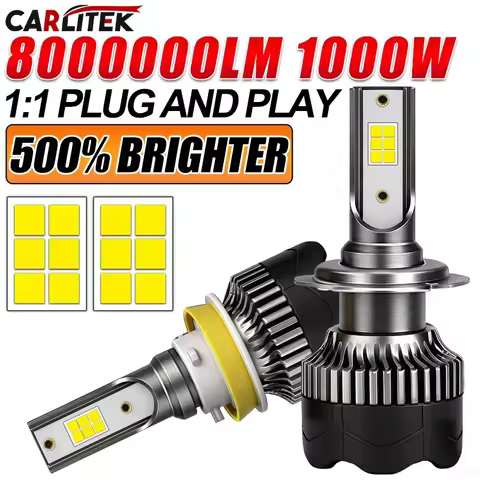 H4 H7 LED Canbus 1000W 3570 CSP Car Headlight H1 H3 H8 H11 LED Bulb 9005 9006 HB3 HB4 9012 9008 H13 