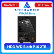 Ổ Cứng Di Động Game Drive HDD WD Black P10 2TB WDBA2W0020BBK-WESN 2.5 Inch - Hàng Chính Hãng - Có Xu