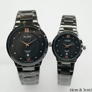 BELI 1 GRATIS 1 Jam Tangan ALBA Jam Tangan Couple Pria Dan Wanita  Elegan - Water Resist 5 BAR - Dia