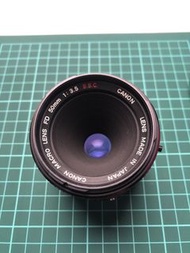 Canon FD 50mm f/3.5 Macro Lens FD鏡頭