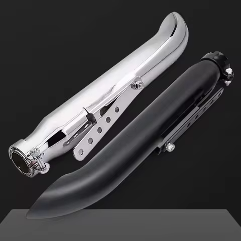 For Harley Vintage Motorcycle Exhaust Pipe - Durable Iron Structure for Honda CG EN125 XL883 1200 et