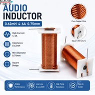 KCAUSB Speaker Crossover Inductor Coil, Pure Copper 0.62MH Audio Inductor Coil, 0.75mm 4-6A Inductor