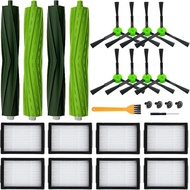 18 Pack Replacement Parts Accessories Compatible for iRobot i3 i3+ i7 i7+ i4 i6 i6+i8 i8+/Plus E5 E6
