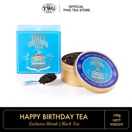 TWG Tea | Happy Birthday Tea, Loose Leaf Black Tea Blend in Caviar Gift Tea Tin, 100g