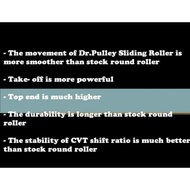 SLIDING ROLLER VESPA LX LS/ PRIMAVERA/ SPRINT/ GTS - DR PULLEY SR1917 MF Original