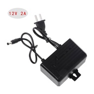 Power Supply AC DC Charger Adapter 12V 2A EU US Plug Waterproof Outdoor for Monitor CCTV CCD Security Camera