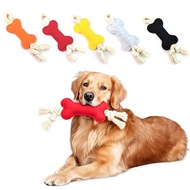 Dog Gnawing Rope Toy, Gnawing Teeth Pet Toy, Puzzle Interactive Felt Dog Chewing Toy, Assorted Color