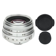 Yours MO-35mm F1.6 Camera Lens Large Aperture Manual Fixed Portrait Camera Lens for C-Mount Cameras