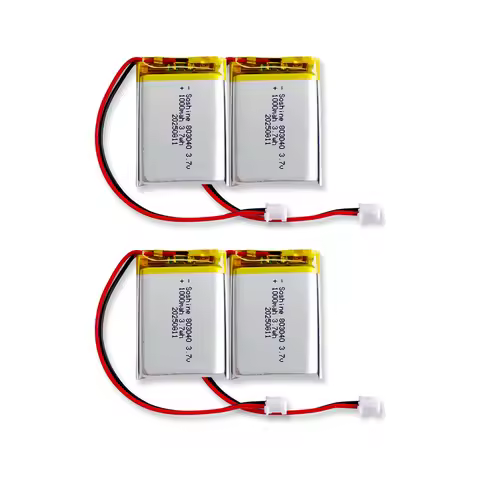 Soshine 803040 Lithium Li-Ion Polymer Battery 3.7V 803040 1000mAh LIPO Batteries for Remote Control 