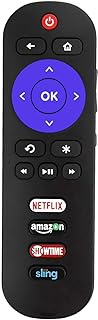 Remote Control Compatible with All Hisense Roku TV, Universal Remote Control for Hisense 4K Smart TVs - No Setup Required