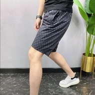 Summer New Style European Station Men's Casual Pants Trendy Shorts Cropped Pants Thin Style Beach Pa