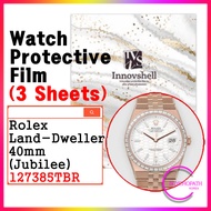 Screen Protector for Rolex Land-Dweller (3 sheets) / 127385TBR Jubilee / Scratch & Contamination Pre