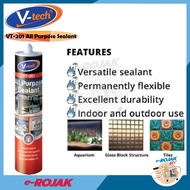 V-Tech VT-201 All Purpose Silicone Sealant 280ml