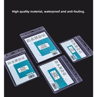Transparent Name Card Holder, Multi-size Badge Holder - Thickened PVC Card Holder