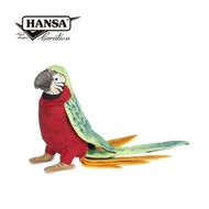 Hansa擬真動物玩偶 Hansa 3326-鸚鵡紅身37公分