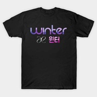 Kpop AESPA HOT SINGERS T-Shirt  นักร้องยอดนิยมเมื่อเร็ว ๆ นี้พิมพ์แขนสั้นสบายและระบายอากาศ unisex ov