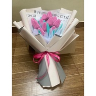 Velvet flower bouquet as a gift - Hanoi has