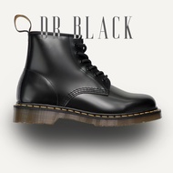 DR 1460 BLACK cowhide men's boots, BLACK, sturdy stitched sole