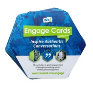 Engage Cards Icebreaker & Discussion Prompt Card, Conversation Starter Card Game - Build Trust with
