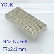 10 20 50 100PCS/LOT N42 Neodymium Magnet 7*2*1 Powerful NdFeB Magnet 7x2x1 Strong Block Permanent Ma