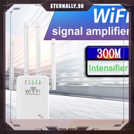 [eternally.sg] WiFi Extender Booster 2.4 GHz 300Mbps Easy Setup 4 Antenna Long Range for Home