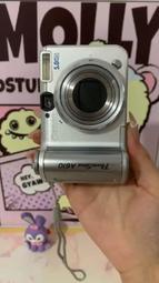【小九】Canon/佳能PowerShot A610數碼相機，5.0百萬。銀色外觀，功能完好無