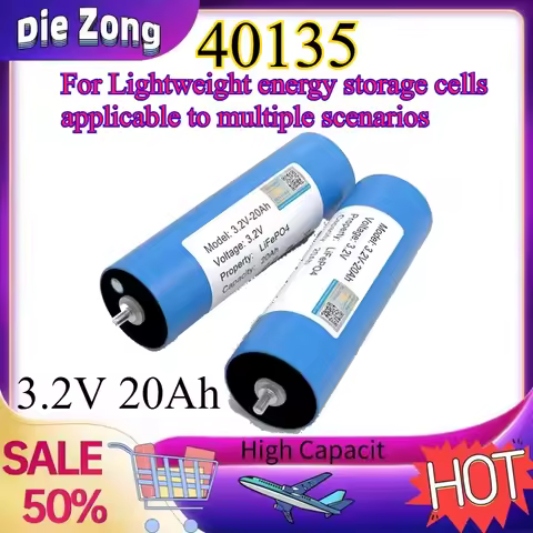 New 40135 3.2V 20Ah LiFePO4 Battery phosphate Cell for Lightweight energy storage cells applicable t
