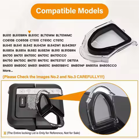 A50Q-2PCS Blender Lid Replacement Spout Cover Blender Top Parts For Ninja Locking Lid 72Oz Pitcher B