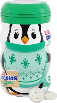 Kẹo gum không đường phiên bản mùa đông cánh cụt Mentos Pure Fresh Winter Edition Sugar-Free Chewing 