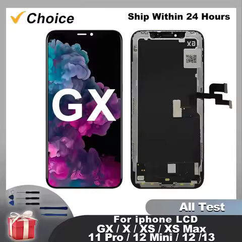 CHOICE GX For iPhone X XS Max Display True Tone With 3D Touch Screen For iPhone 11 12 Pro Max 12Mini