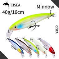 CISEA F6 16cm 40g Floating/Suspending Minnow - Erratic Action Triggers Reaction Strikes | Ideal for 