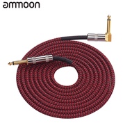 3 Meters/ 10 Feet Musical Instrument Audio Guitar Cable for Electric Guitar Bass Mixer Amplifier (red)