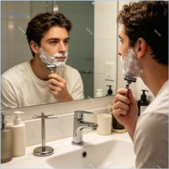VA Bathroom Storage Solution For Men s Grooming Accessory In Metallic Finish