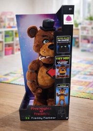ตุ๊กตา Freddy Fazbear Five Night At Freddys ขนาด 14" มีเสียง ตาเรืองแสง ขยับได้ (นำเข้าจากออสเตรเลีย