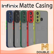 Infinix Hot 40i/40 Pro/ Smart 8 Pro/GT 10 Pro/ Note 30 Pro/12 (G96)/ 11/ Hot 30/30i/20/20i/12/12 Play/11 Play/ Zero X Neo/ Smart 6 Matte Minimalist Cover Shockproof Case