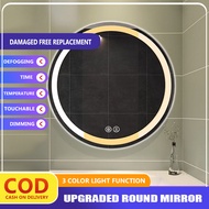 1026 Multifunction Led  mirror Round bathroom mirror light defogging  Wall Mirror bathroom mirror wa